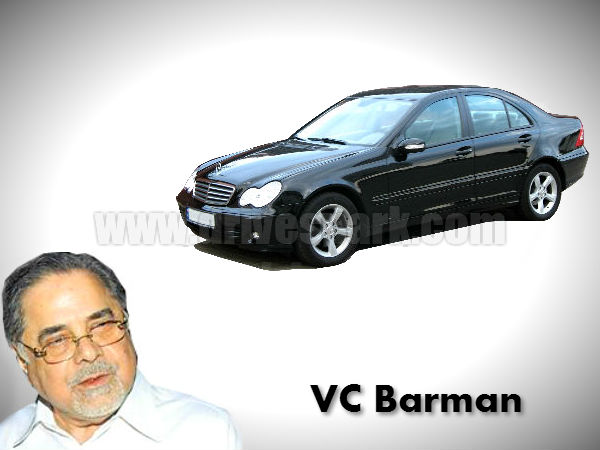 वीसी वर्मन की सवारी मर्सडीज बेंज 