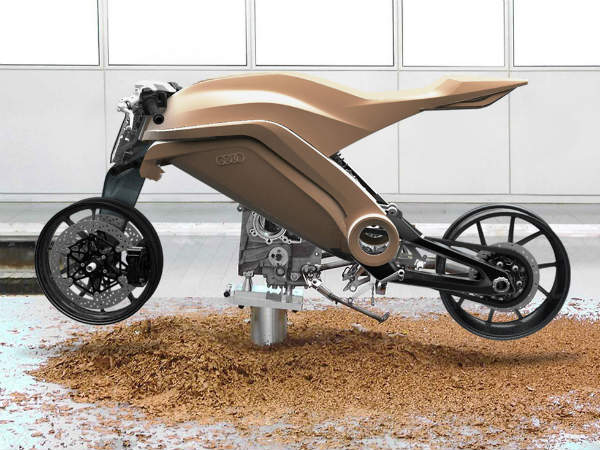 ऑडी ने पेश किया मोटरसाइकिल का शानदार कॉन्‍सेप्‍ट 