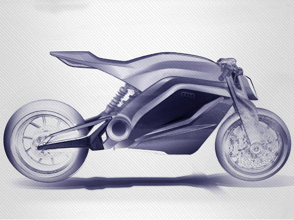 ऑडी ने पेश किया मोटरसाइकिल का शानदार कॉन्‍सेप्‍ट 