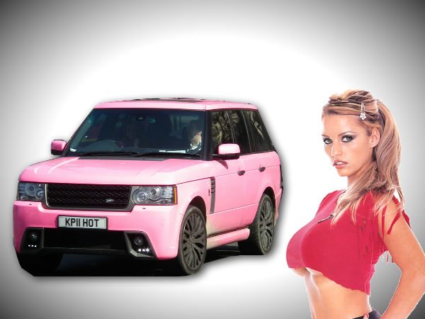 सेक्‍सी कैटी प्राइज बेचना चाहती हैं अपनी पिंक एसयूवी 
