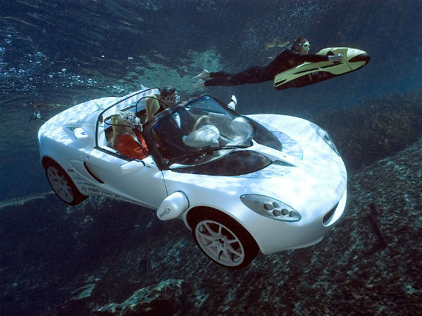 जमीन तो जमीन, पानी के भीतर भी चलती है यह कार 