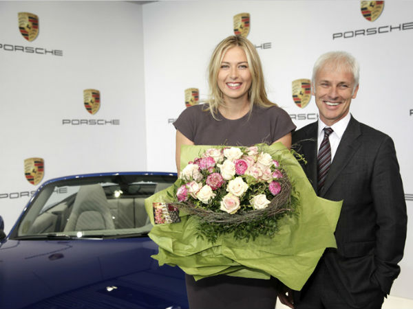 मारिया शारापोवा बनी पोर्शे की ब्रांड अम्‍बेस्‍डर 