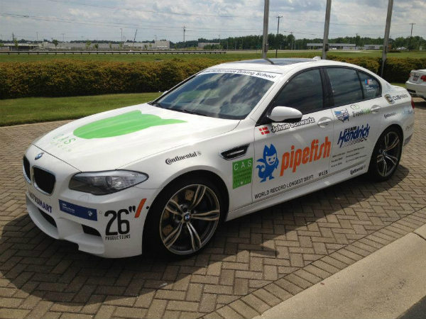 बीएमडब्‍लू एम5 ने बनाया विश्‍व रिकार्ड 