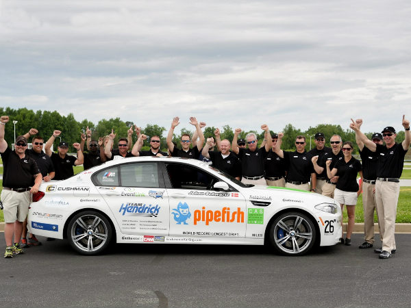 बीएमडब्‍लू एम5 ने बनाया विश्‍व रिकार्ड 