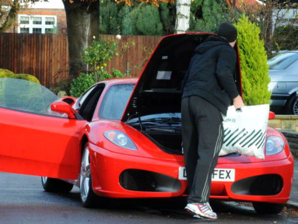 फेरारी के साथ एंडी मरे 