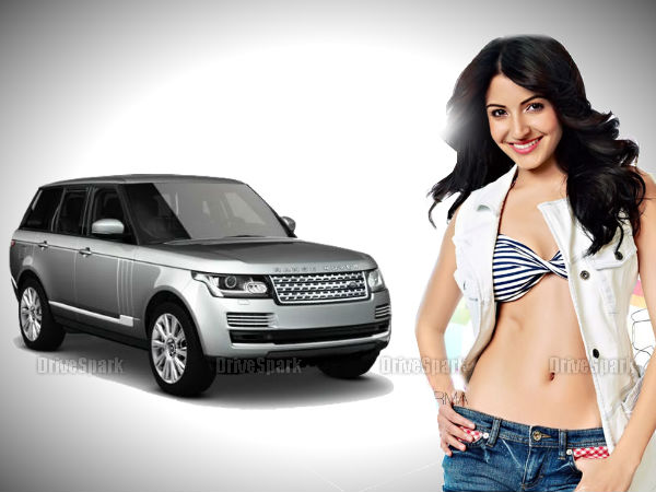 हॉट अनुष्‍का की सेक्‍सी सवारी रैंज रोवर