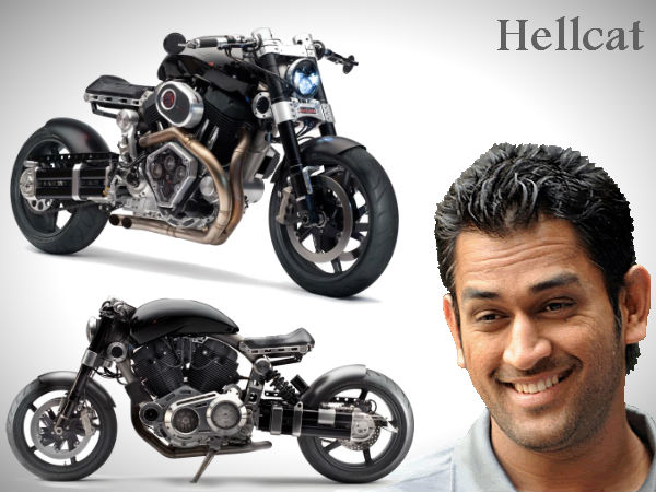 Mahendra Singh Dhoni's First Bike Picture 