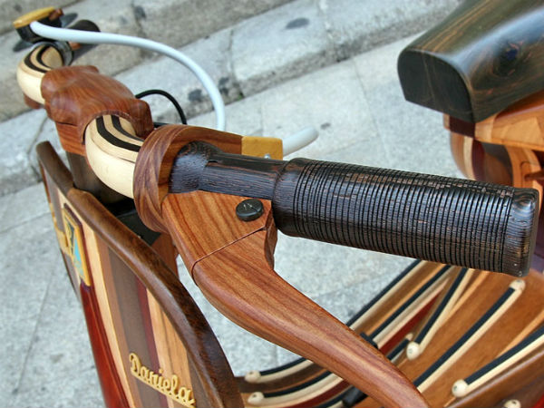 Wooden Vespa By Carlos Alberto Is A Work Of Art