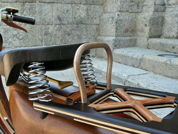 Wooden Vespa By Carlos Alberto Is A Work Of Art