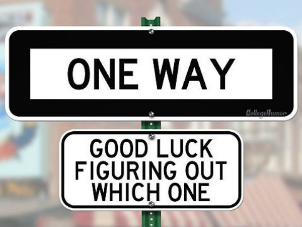 Funny Road Signboards 