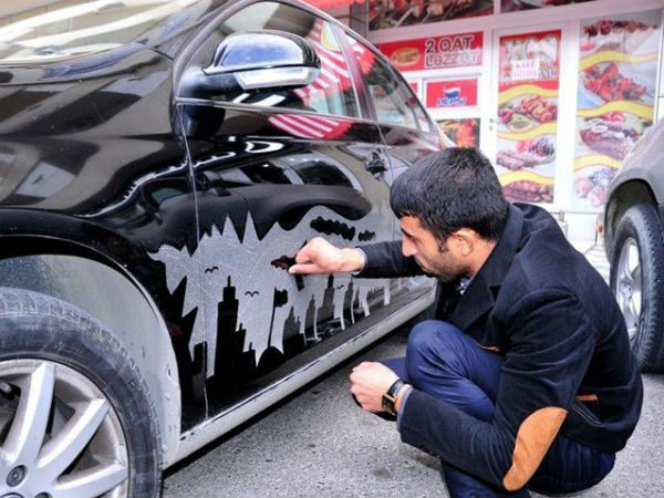 Dirt Art: Turn Your Dirty Car Into Awesome Art Work