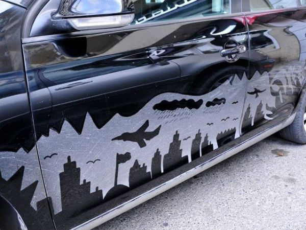 Dirt Art: Turn Your Dirty Car Into Awesome Art Work