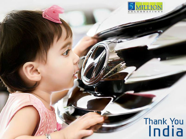 Hyundai Rolls Out 5 Millionth Car In India