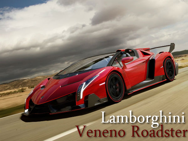 Lamborghini Veneno Roadster Launched: World's Most Expensive Car