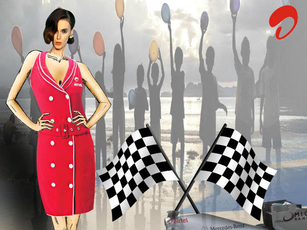 2013 F1 Grid Girls Costume 