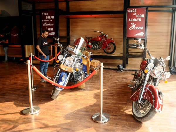 indian motorcycle gurgaon showroom