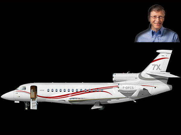 8. डसॉल्ट फेल्कॉन 7एक्स (Dassault Falcon 7X)