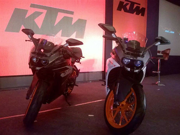 केटीएम आरसी 200 और 390 सीसी की कीमत, बीएचपी औरअन्य विशेषतायें