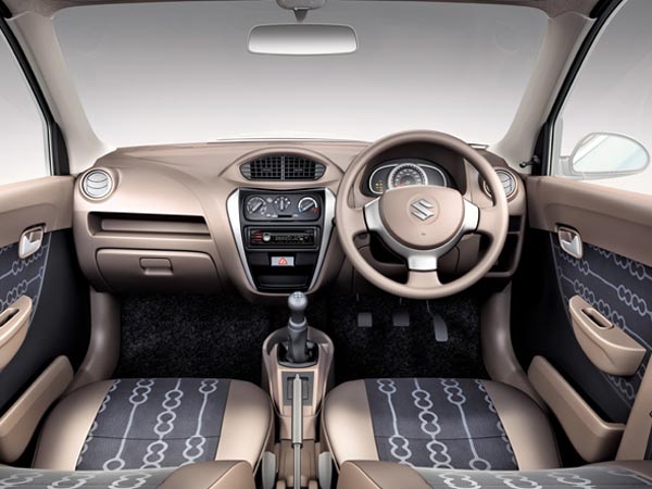 मारूति अल्‍टो 800 इंटीरियर 