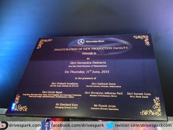 Mercedes-Benz India Starts Production Facility In Chakan