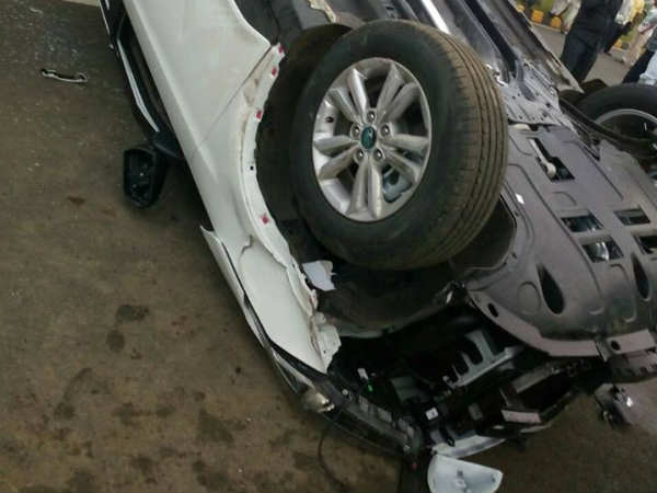 ह्युंडई क्रेटा हुई भीषण हादसे का शिकार 