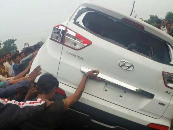 ह्युंडई क्रेटा हुई भीषण हादसे का शिकार 