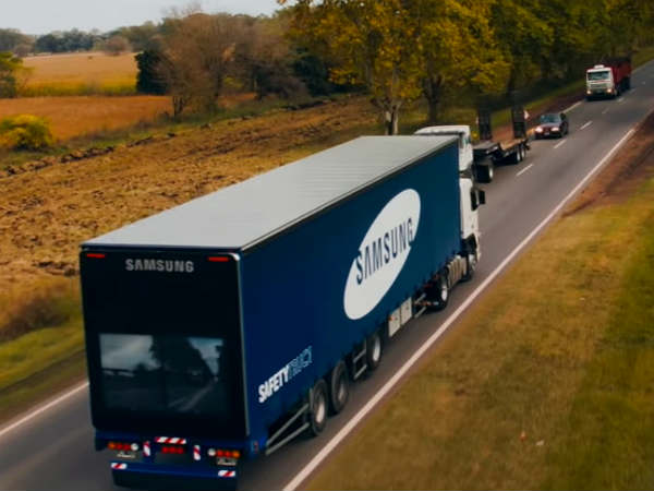 सैमसंग के इस आश्‍चर्यजनक ट्रक से कभी नहीं होंगे हादसे 