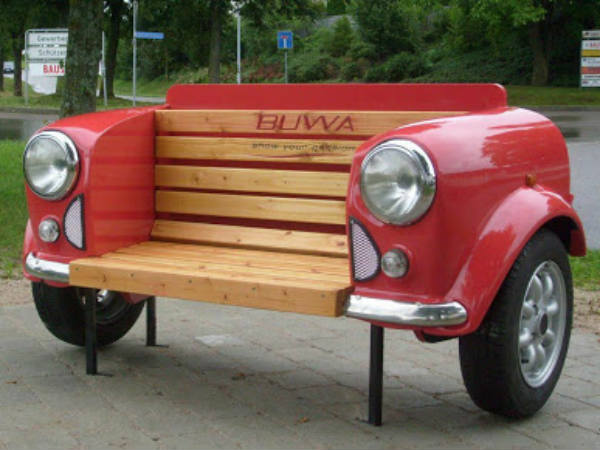 पुराने कार पार्ट्स से सजाइये घर 