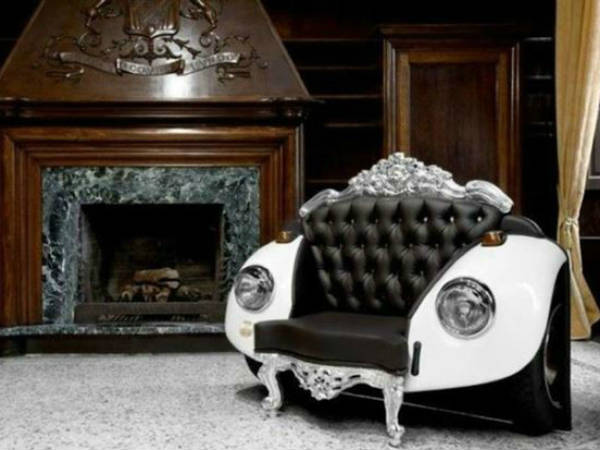 पुराने कार पार्ट्स से सजाइये घर 