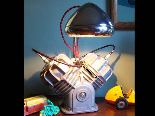 पुराने कार पार्ट्स से सजाइये घर 