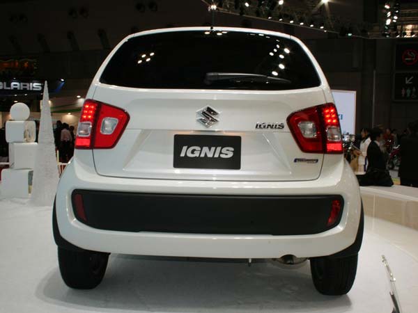 suzuki ignis compact suv rear profile