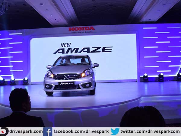 PHOTOS : देखें होंडा की मीडियम बजट कार Amaze Facelift 2016