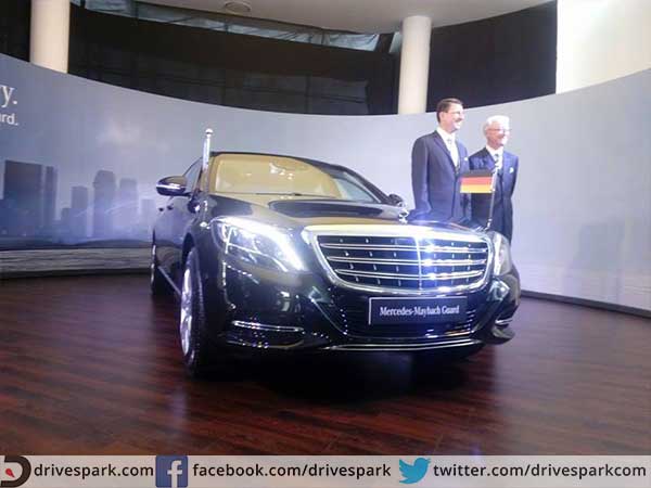 मर्सिडीज मेबैक एस600 गार्ड : 