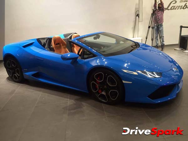 Car Launch : 324 kmph स्‍पीड वाली लैम्बॉर्गिनी हुराकेन स्पाईडर सुपरकार लॉन्च, कीमत 3.89 करोड़ रूपए