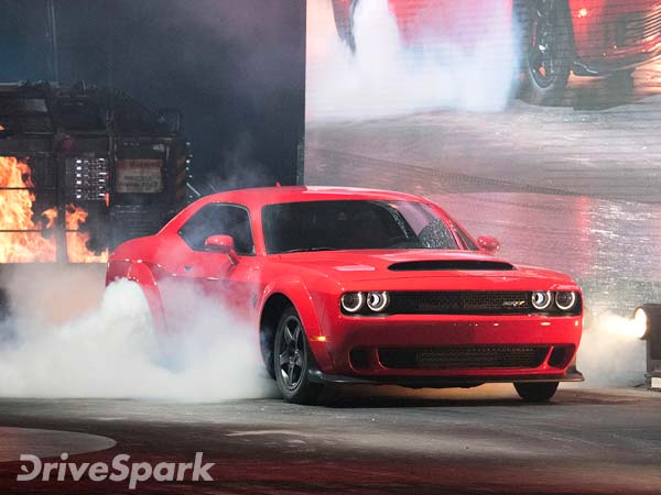 सामने आई 840 हार्स पॉवर वाली डॉज चैलेंजर SRT Demon 