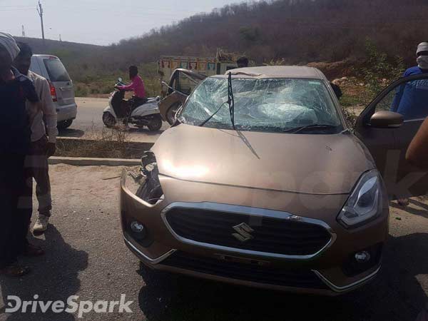 Photos: लॉन्चिंग के पहले दुर्घटनाग्रस्त हुई New Maruti Dzire, निकला 