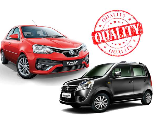 रेटिंगः क्वालिटी में लीडर है टोयोटा एटियोस तो नम्बर 1 कॉम्पैक्ट है वैगनआर, देंखे सूची...