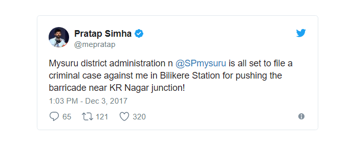 वीडियोः भाजपा के इस सांसद ने इनोवा से तोड़ी पुलिस की बैरिकोडिंग, हुआ गिरफ्तार