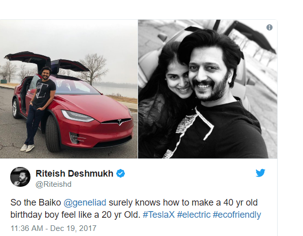 जेनेलिया ने रितेश को गिफ्ट किया यह शानदार एसयूवी, जानें कीमत और स्पेशिफिकेशन