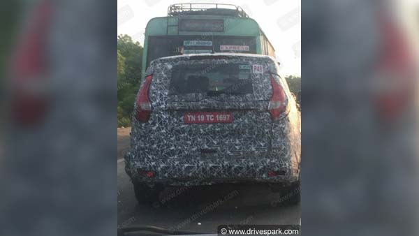 महिंद्रा की नई MPV U321 टेस्टिंग के दौरान हुई स्पॉट - जल्द होगी लॉन्च - इनोवा क्रिस्टा से है मुकाबला