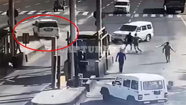 ये सीन किसी फिल्मी नाटक से कम नहीं - देखें विडियो