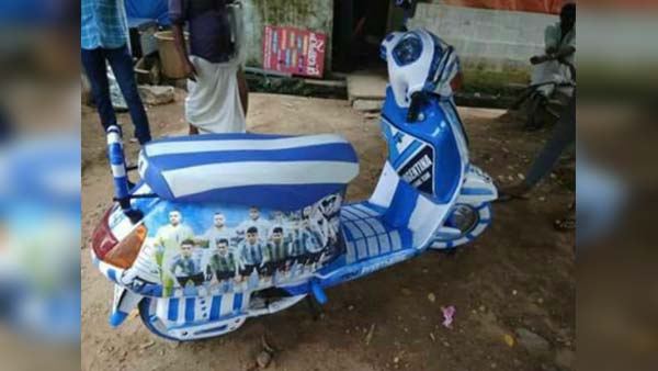 Fifa World Cup 2018 के रंग में रंगी Kerla की ये गाड़ियां - देखें तस्वीरें