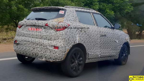 Mahindra SUV S201 फिर हुई स्पॉट - मारुति विटारा ब्रेजा से से होगा मुकाबला