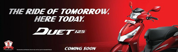 2018 हीरो डुएट 125 भारत में जल्द होगा लॉन्च