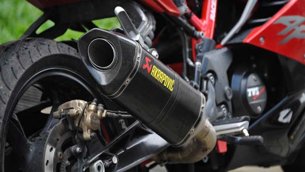 टीवीएस अपाचे RR 310 में नया Racing एग्जॉस्ट सिस्टम - बढ़ेगा पावर आउटपुट