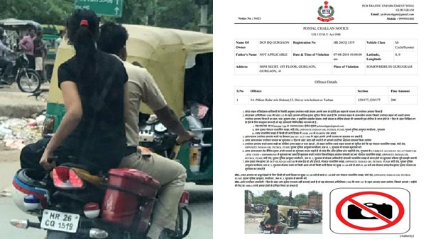 बिना हेलमेट बाइक चलाना इस पुलिस ऑफिसर को पड़ा महंगा