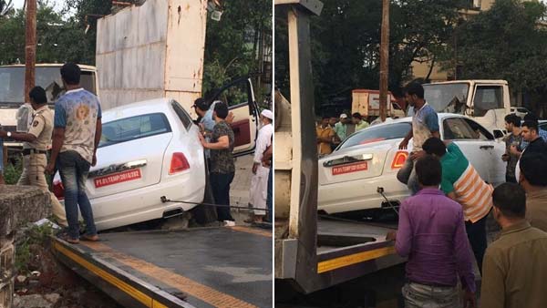 7 करोड़ की नई-नई रोल्स रॉयस घोस्ट का पहली ही ड्राइव में हुआ एक्सीडेंट