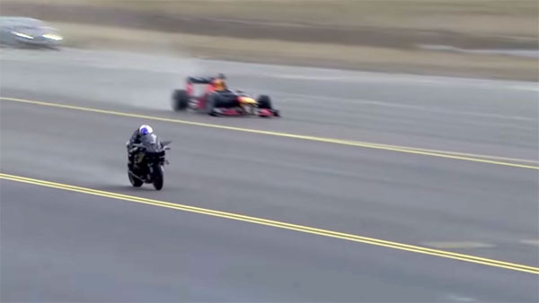 जानिए क्या हुआ जब सुपरबाइक और फाइटर जेट बीच हुई रफ्तार की जंग