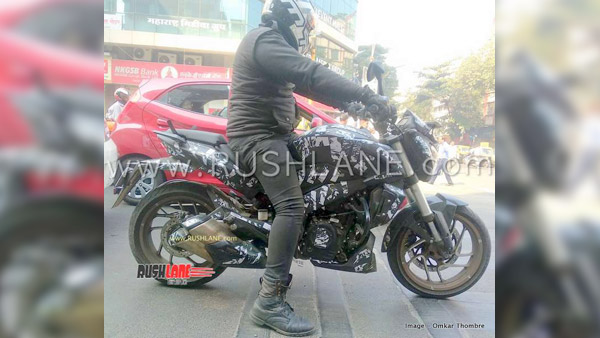 टेस्टिगं के दौरान फिर नजर आई नई 2019 बजाज डोमिनर 400 