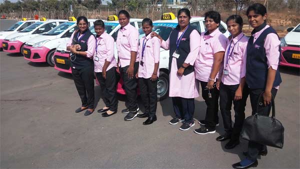 केवल महिलाएं: बेंगलुरु एयरपोर्ट पर शुरू हुई नई टैक्सी सर्विस